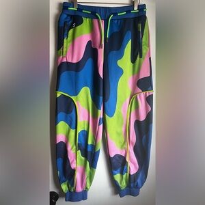 EUC Cash by Cash App Multicolor Camo Joggers, L